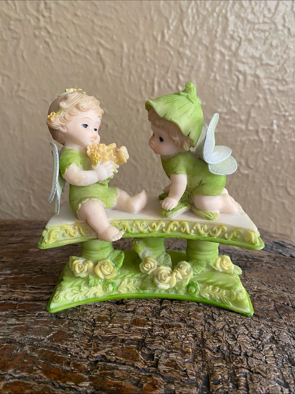 🧚Vintage🧚Fairy Babies Garden Figurine
